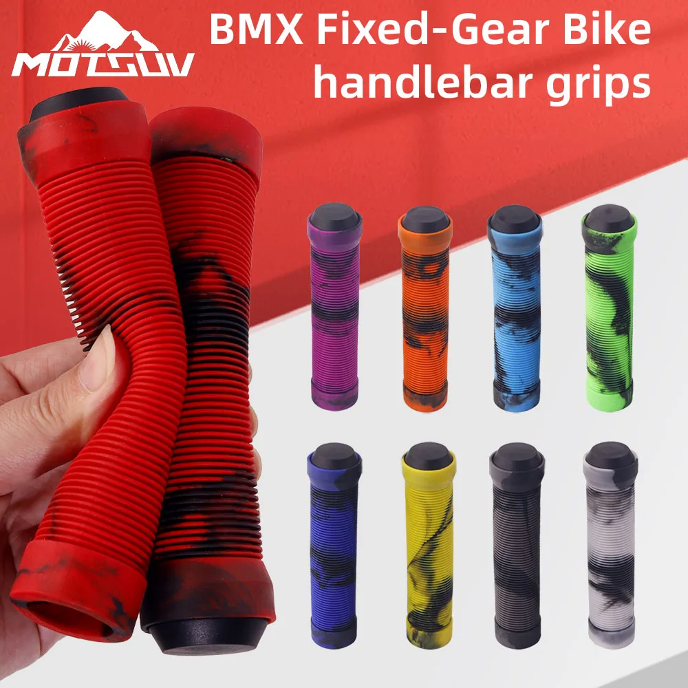 MOTSUV Silicone Handlebar Grips 22.2MM Anti-Slip Shock Absorb