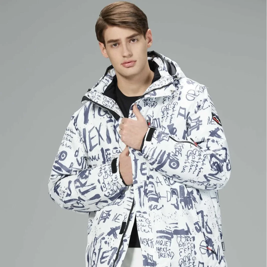 Deep Khaki Color Ski Suit Single Board Double Board Thickened Skiing Outdoor Fattening, And Enlarged Men's Clothing