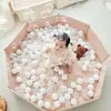 PVC  Cute Toddler Baby Infant Folding Ball Pit Pool Smooth Surface Wave Ball Pool Adorable   for Kids 6