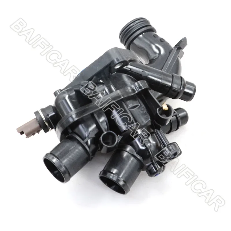 Baificar Coolant Thermostat Housing 9808647180 for Peugeot 208 308 3008 5008 Citroen DS3 DS4 DS5 C4 Picasso 1.6 THP engine coolant thermostat