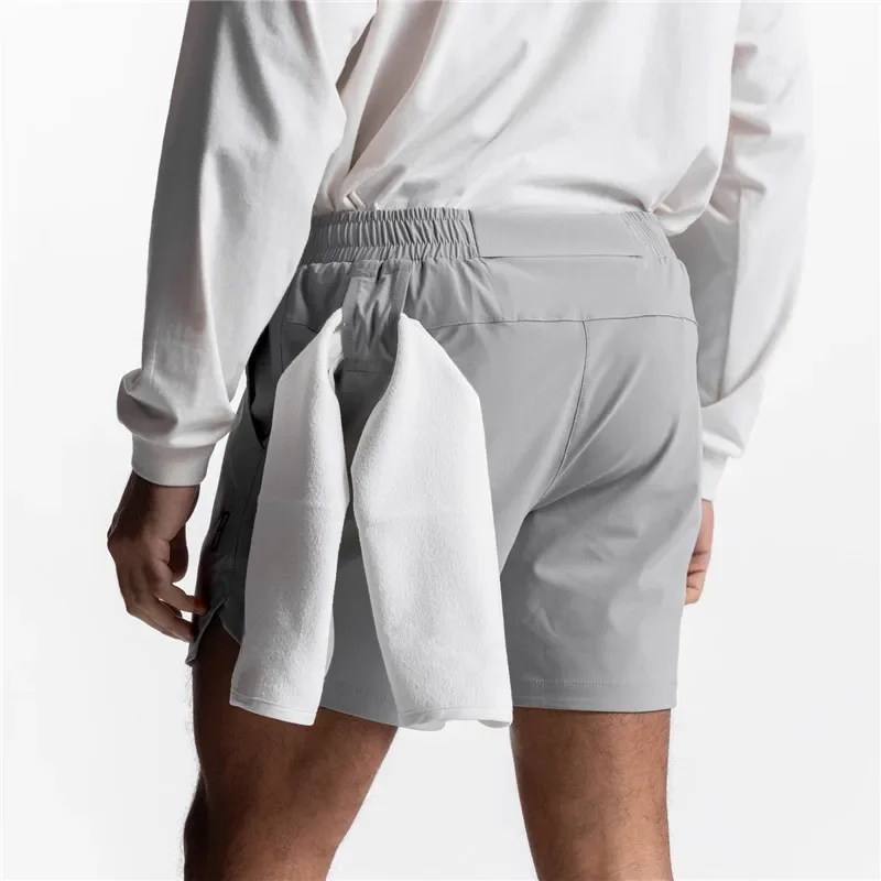 2023 Summer New Gym Jogging Exercise Shorts Men's Sports Fitness Quick-drying Multiple pockets Running Shorts Men Casual Shorts