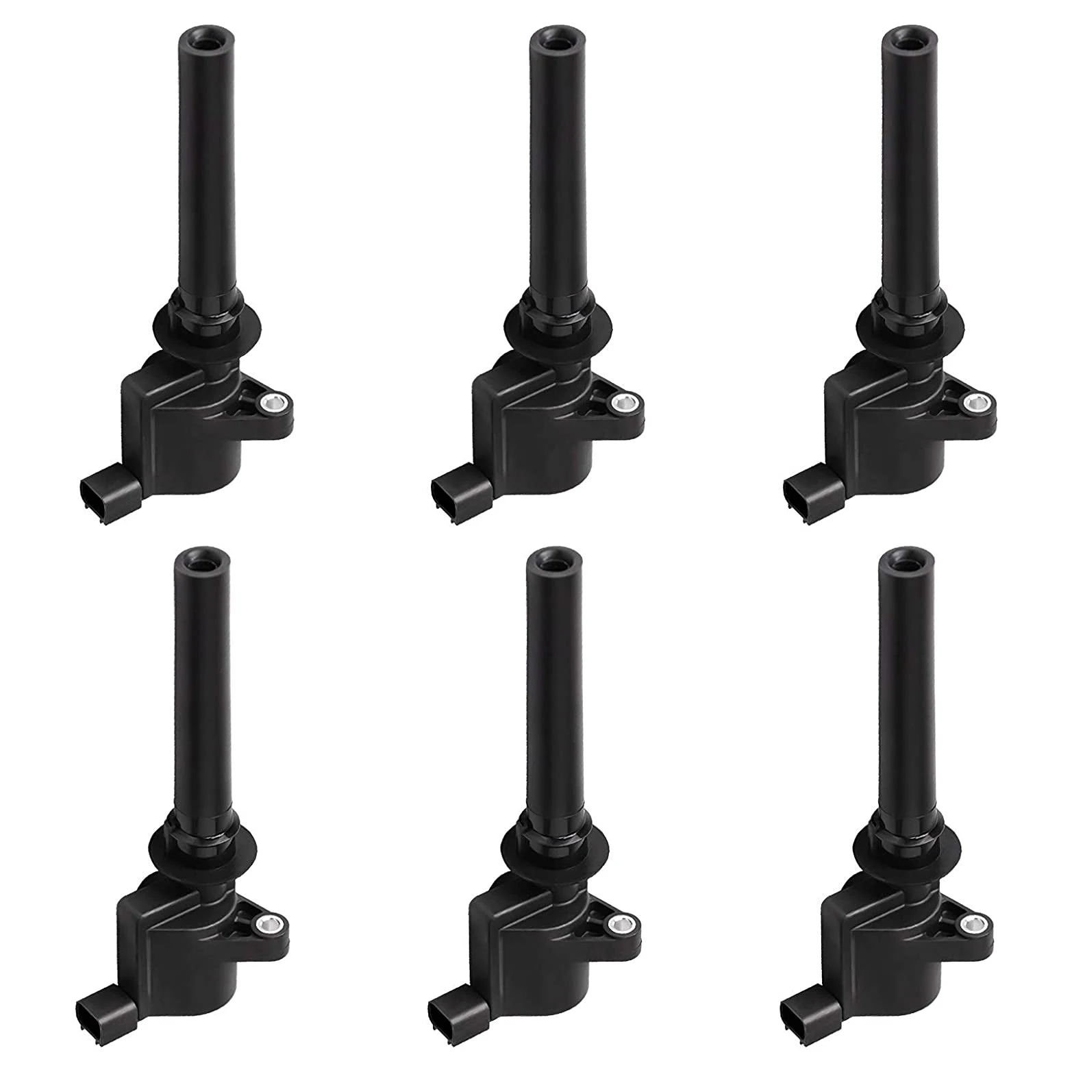 

6PCS Ignition Coil Set for 2005 Ford Taurus V6 3.0L Vin S (DOHC 24V) DG513 2M2E12A366AC AJ5118100