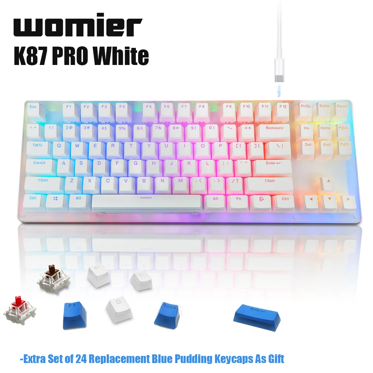 K87 Gaming Mechanical Keyboard Gaming Keyboard Hot Swappable K87 Gaming  Keyboard Aliexpress