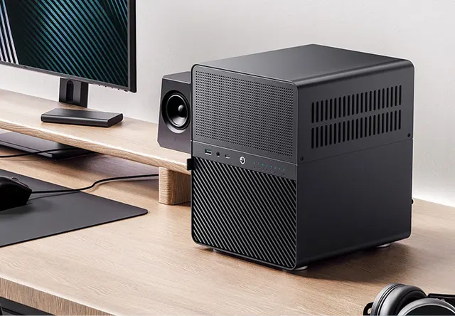 JONSBO-N3 Mini itxケース,8つのハードディスクヒートシンク,すべての 
