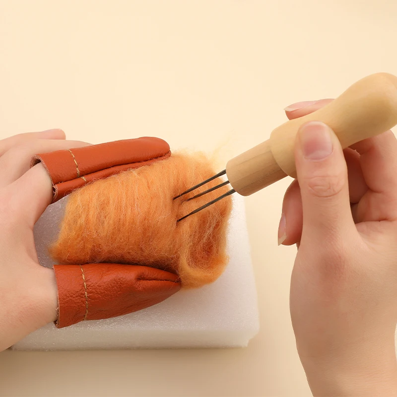 74 or 104 Pcs Needle Wool Felting Kit Tools Supplies for Beginner Needlework Felt Craft Needles Set For Doll Making
