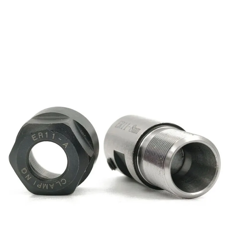 ER8 ER11 ER16 ER20 ER25 Chuck collet Spindle Motor Shaft Extension Rod Spindle Chuck Lathe Tool Set 4mm 5mm 6mm 8mm