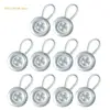 10Pcs Collar Extenders Elastic Button Extender Neck Extenders for Dress T-Shirts 4