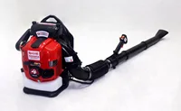 BBX9900 Four-Stroke 75.6cc Knapsack Gas Blower Leaf Blower Wind Fire Extinguisher High Vacuum Fan Snow Blower 1