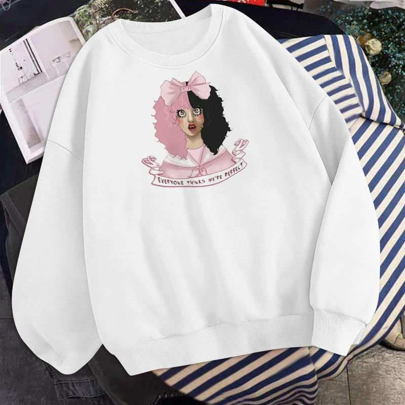 Melanie Martinez Fashion Pullover Women O Neck Sweatshirt Casual Slim Fit Female Prining Clothing Harajuku Loose Streetwear Tops hoodie fashion Hoodies & Sweatshirts