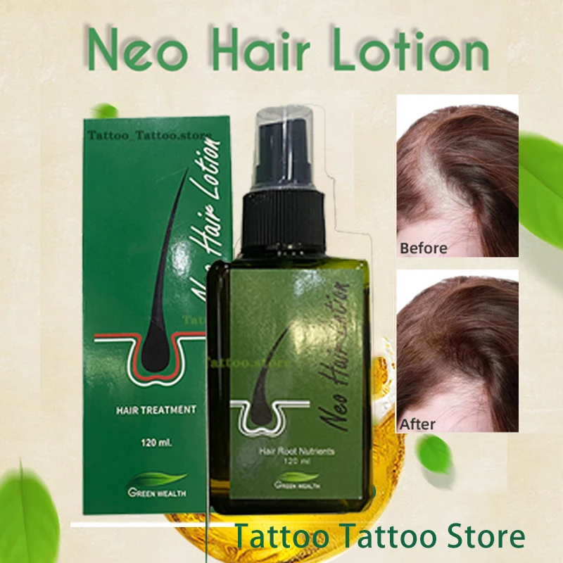 

Neo Hair Lotion Original Thailand Hair Growth Treatment Hair Root Anti-Loss Beard Regrowth Hair Care for Men Women Beauty Health