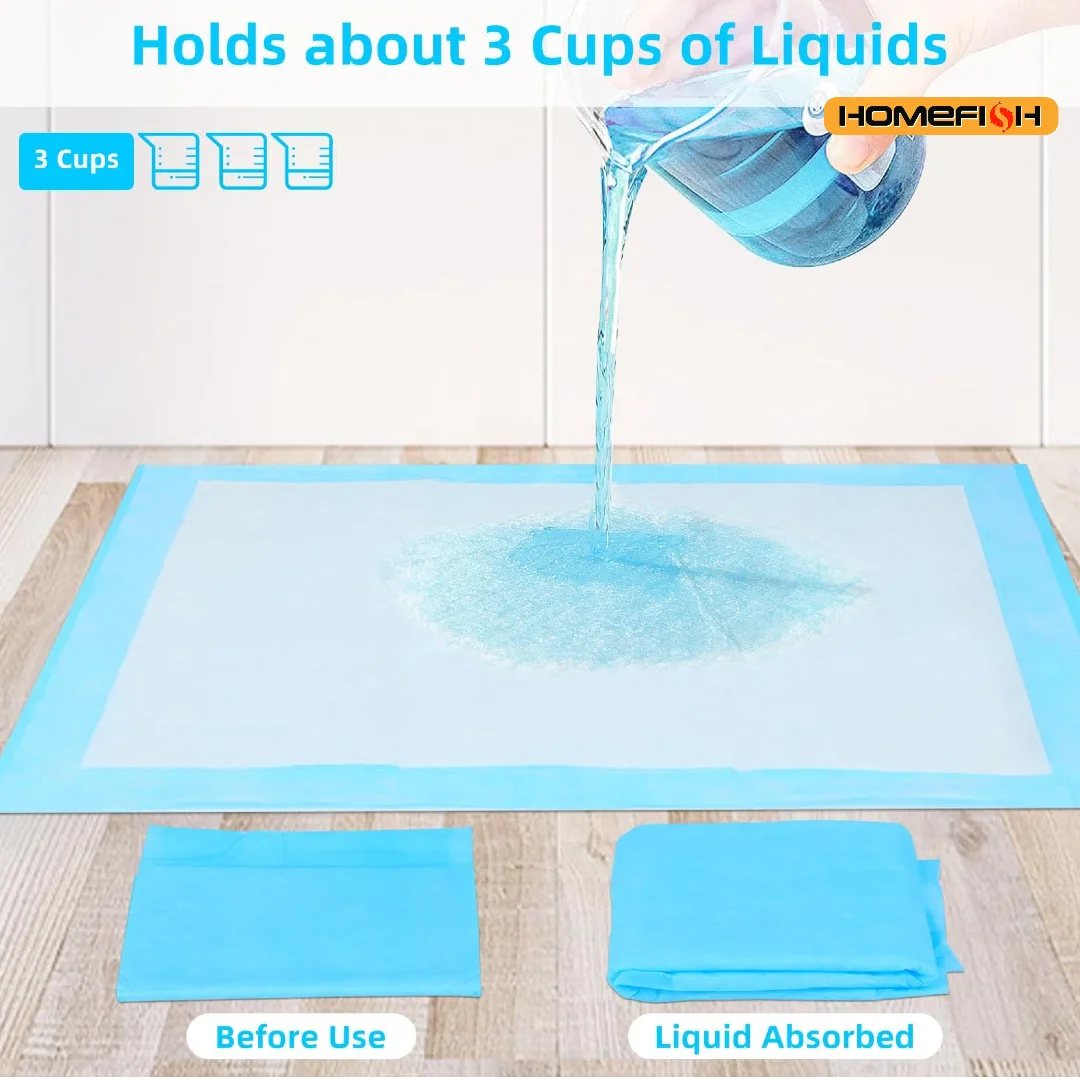 100PCS Super Absorbent Pet Diaper Pee Pads (45×60cm) – Disposable Training Mats for Dogs & Cats