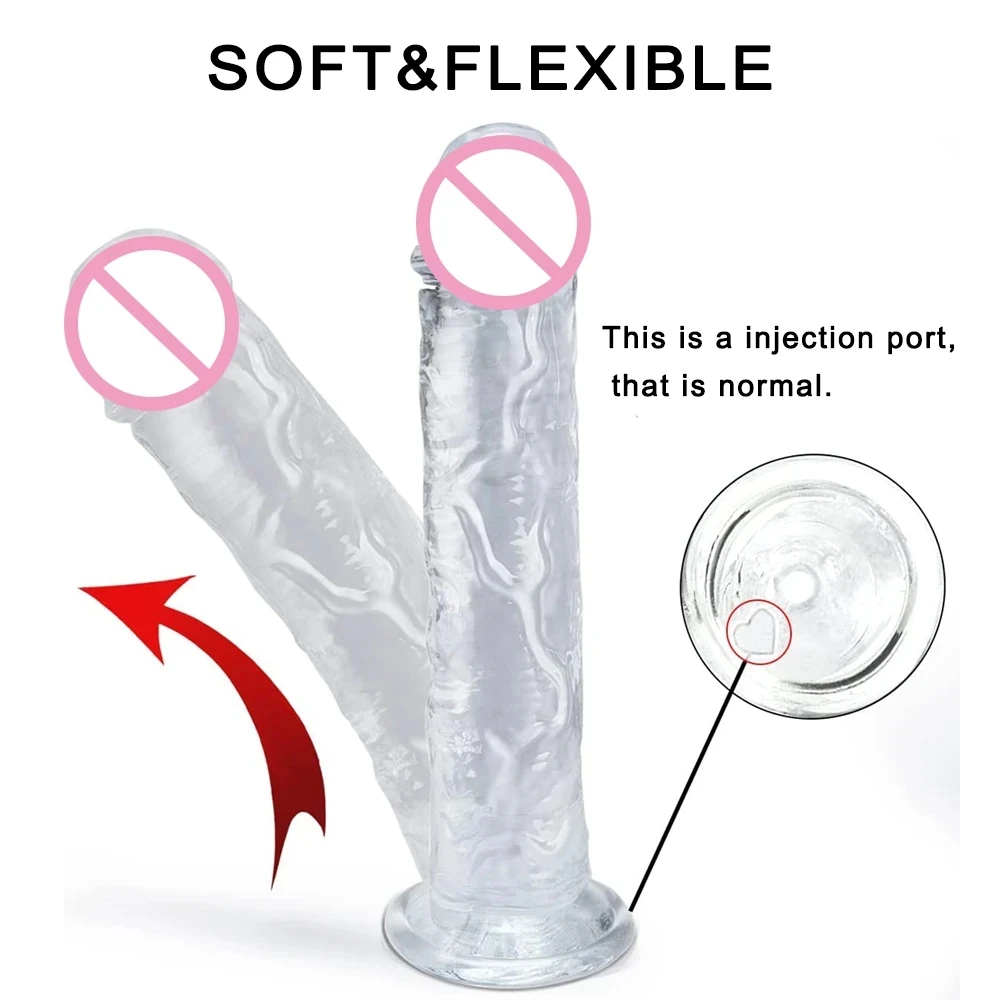 Sex Toys Dildo Jelly oversized Artificial female masturbation G-spot orgasm simulated