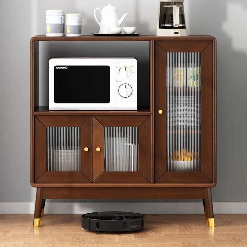 Side Board Cabinet Sideboard Kitchen Table Storage & Organization Multifunctional Furniture Complete Coffee Bar Auxiliary Mobile