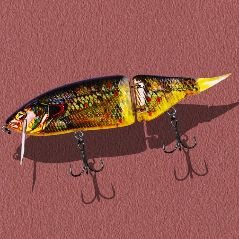 1 Stück Drt Gelenk-Köder 135mm 33g /165mm 60g Tiny Klash Swimbait Schwimmköder für Musky, Wels, Panfisch, Zander, Pesca Angelzubehör – Detail 2