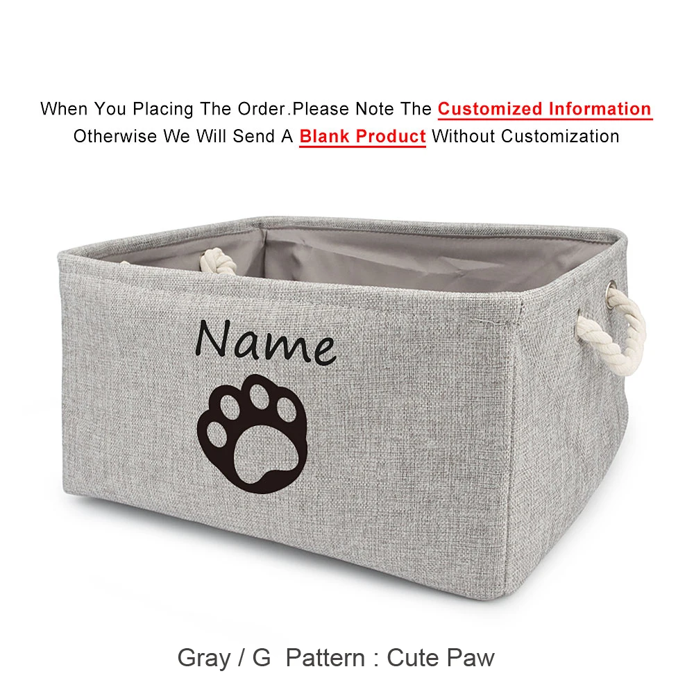 Deluxe Collapsible Dog Toy Bin with Comfortable Handles for Pet Accessory Storage