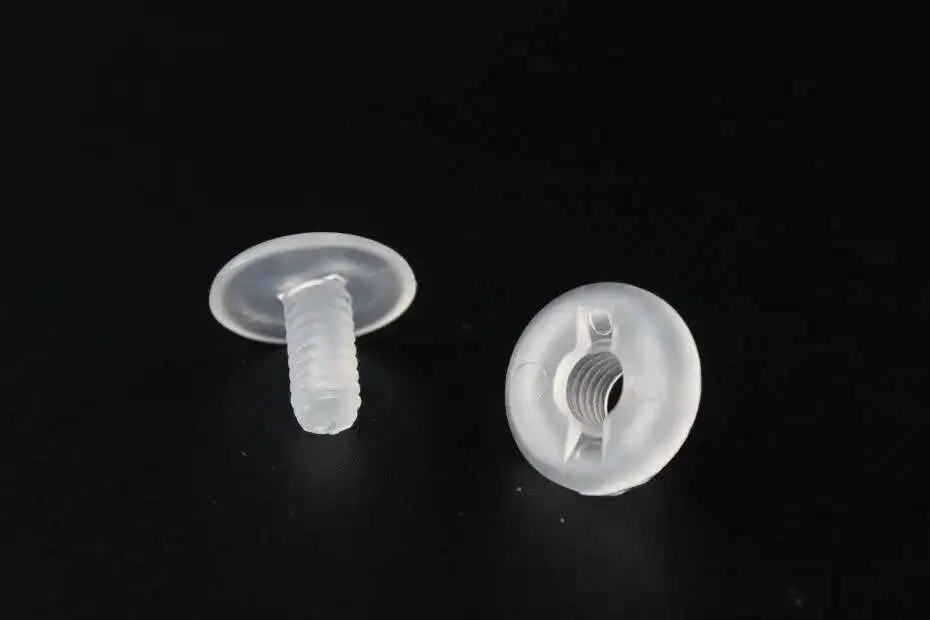 Kunststoff-Nylon-Bindemutter, Befestigungselemente, Schrauben, Wellpappe, Binderpfosten, Verriegelungsknopf, Nietenbolzen, handgedreht, umweltfreundlich, 200 Sets – Detail 4