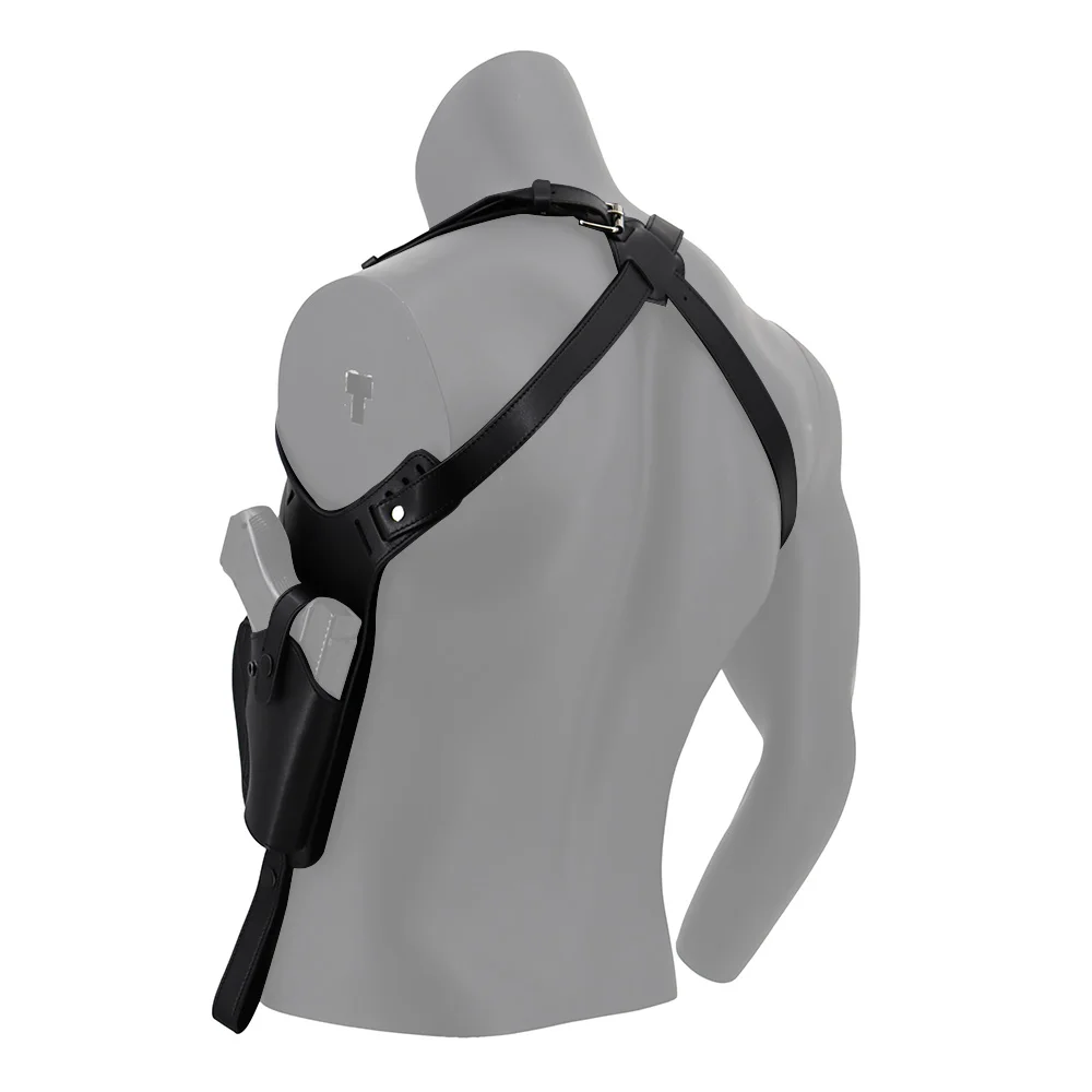 VULPO Tactical Concealed Gun Carry Leather Holster Underarm Shoulder Pistol Holster For M9 M1911 Glock SIG P226 P320 XD 2