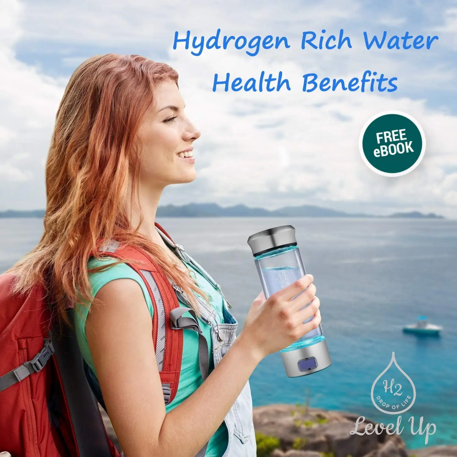 InnerLight Code Rechargeable Alkalizing Reduced Hydrogen Water Bottle – ph  Miracle Products