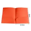 29*23.5cm Plastic Folder With 2 Pockets Business Card Slot School Examination Paper Office Document Organizer Students Supplies 6