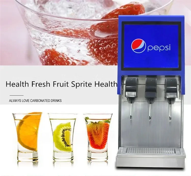 Commercial CO2 Soda Drink Cola Maker Machine / Cold Soft Drink Beverage Post Mix Dispenser 4