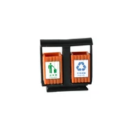 2pcs/Set Dollhouse Miniature Mini Garbage Trash Can Rubbish Bin Toy HO Scale Model Figure Model Train Landscape Diy Accessories 1