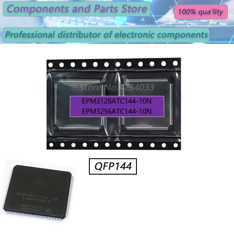 

10PCS EPM3128ATC144-10N EPM3256ATC144-10N EPM3128 QFP144 New Original Stock