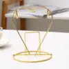 Ceramic Cup Holder Stainless Steel Nail-free Coffee Cup Mug Holder Cup Display Stand Hanging Drain Rack Wine Glass Holder 4