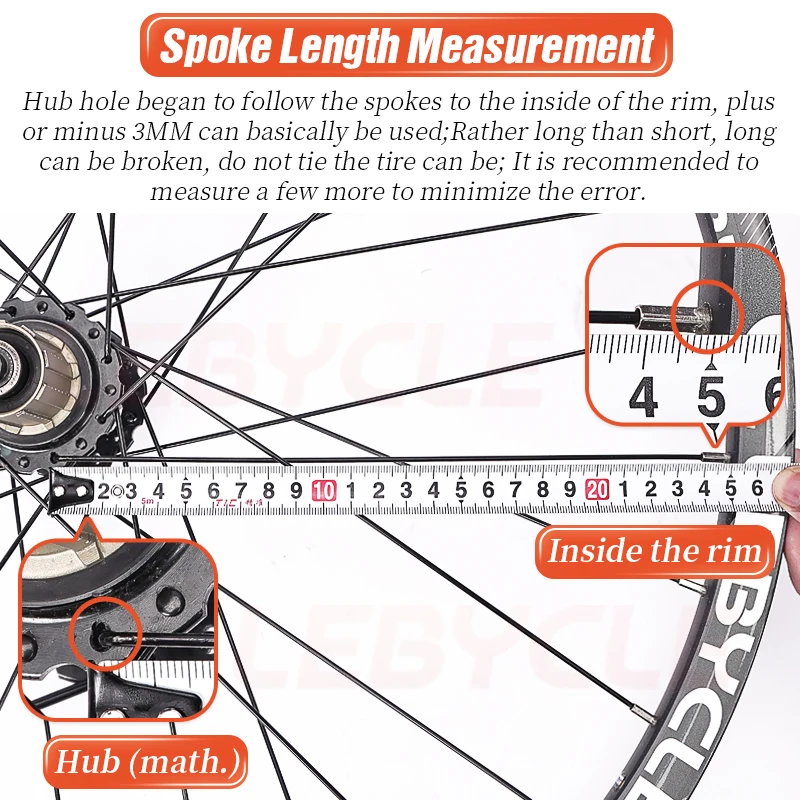 Bike Accessories Bicycle Spokes LEBYCLE Stainless Steel 14G 250 255 258 261 263 265 275 296mm For Bike