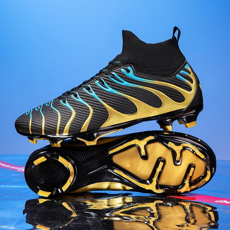 Football Shoes Men's Football Shoe Association Quick Five Up Football Nail Anti slip Professional Ultra Light Training Boot Turf