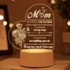 To My Mom NEW  Led Night Light For Home Room Decoration Nightlight Birthday Party Decor Gift Kids 1