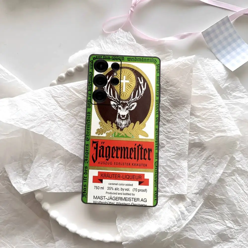 Elegant Jaegermeister Liquor Design Phone Case - Stylish and Durable Protection