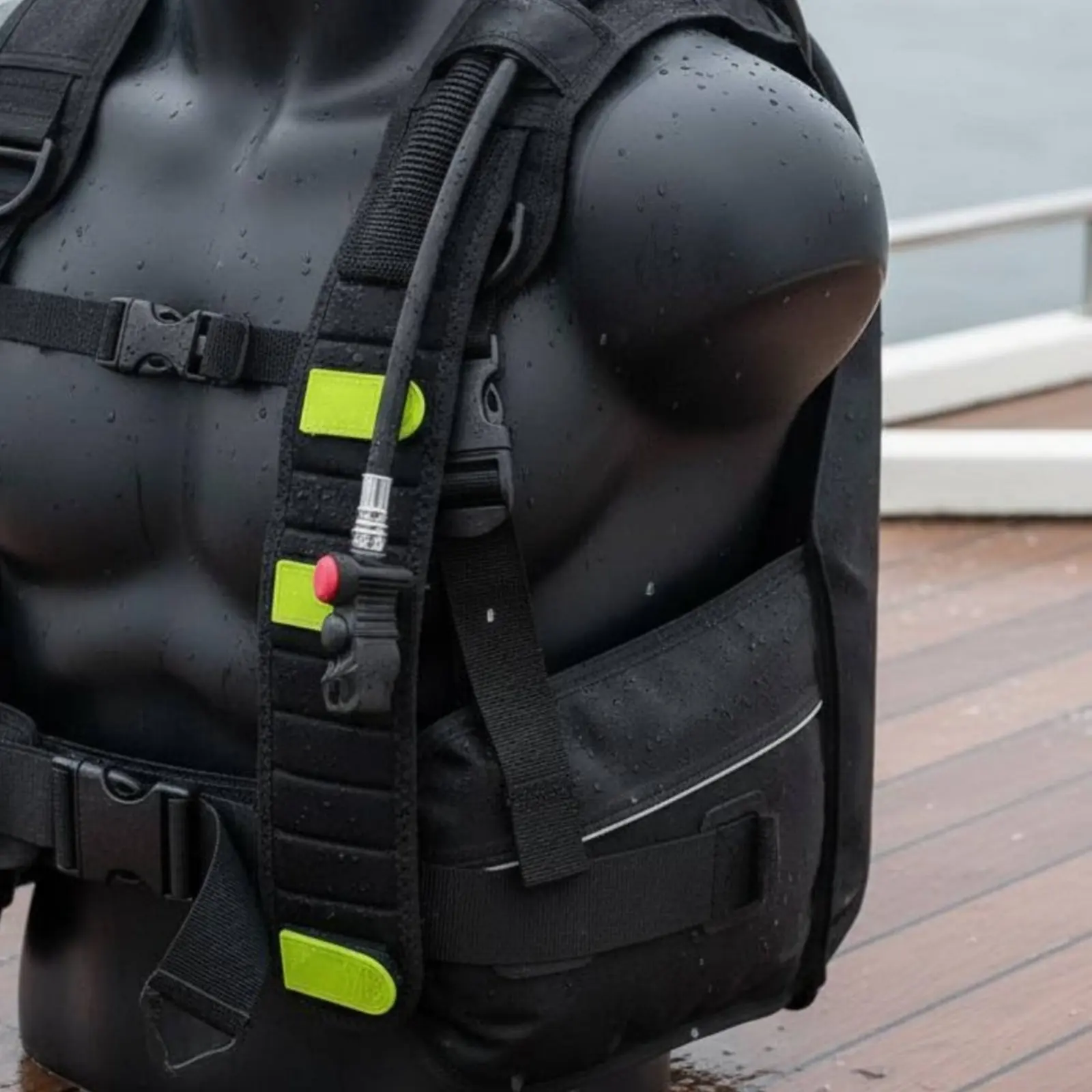 2개 세트 다이빙 숄더 패드, 벨크로 잠금 장치, 백플레이트 숄더 쿠션, 다이빙 하네스 패드, 패딩 처리됨