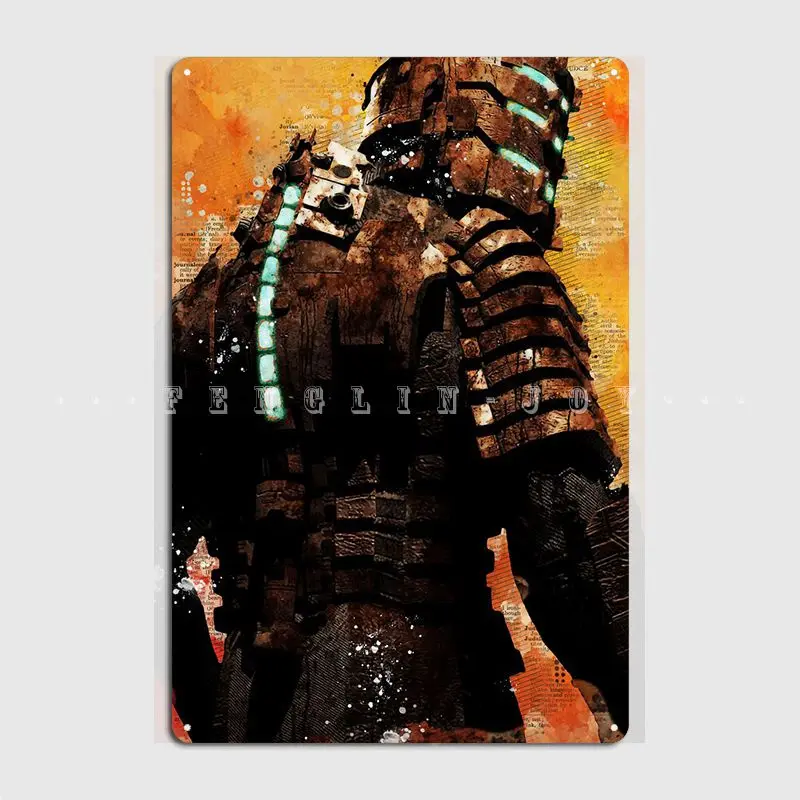Dead Space Poster Targa In Metallo Wall Pub Party Design Wall Decor Targa In Metallo Poster