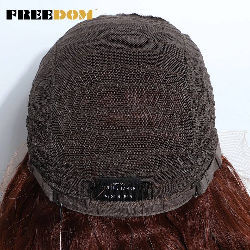 Synthetic Lace Front Wigs For Women 22 inch Body Wave Ombre Brown Blonde Wine Red Wig Easy Wear White Cosplay Wigs synthetic wig