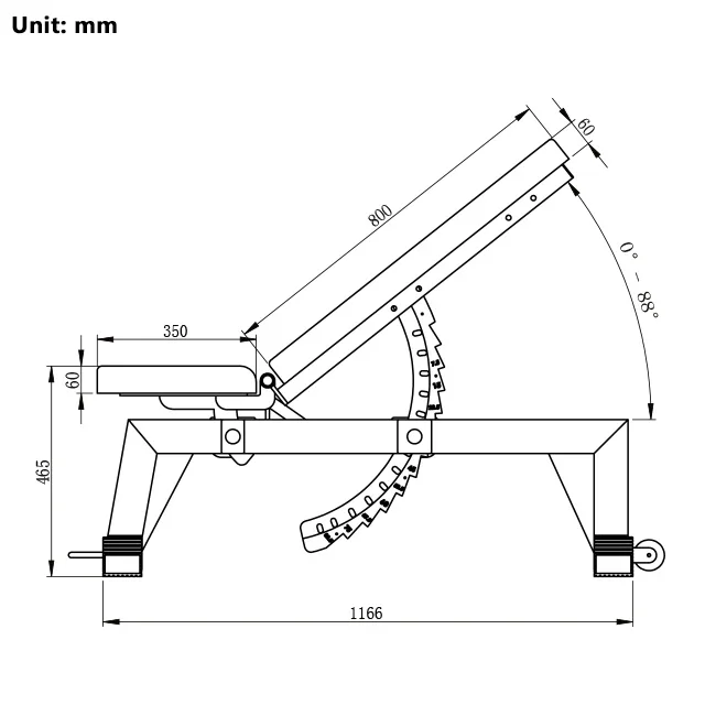 Top Brand Multifunctional Iron Master Heavy Duty Adjustable Lat Pull Down Gym Bench Sit Up Bench
