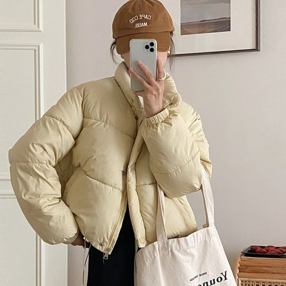 Cotton-padded Clothes Women's Short Western Style Cotton-padded Clothes Women's Winter Coats for Female Students Korean Loose Locomotive Bread Jackets