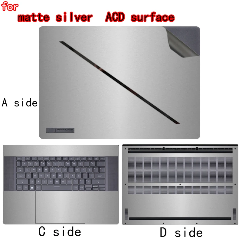 ASUS ROG Zephyrus G16/G14 노트북 바디 필름 GU405/GU606 쉘 필름 GA605/GA403 스크래치 방지 비닐 스킨 보호 필름