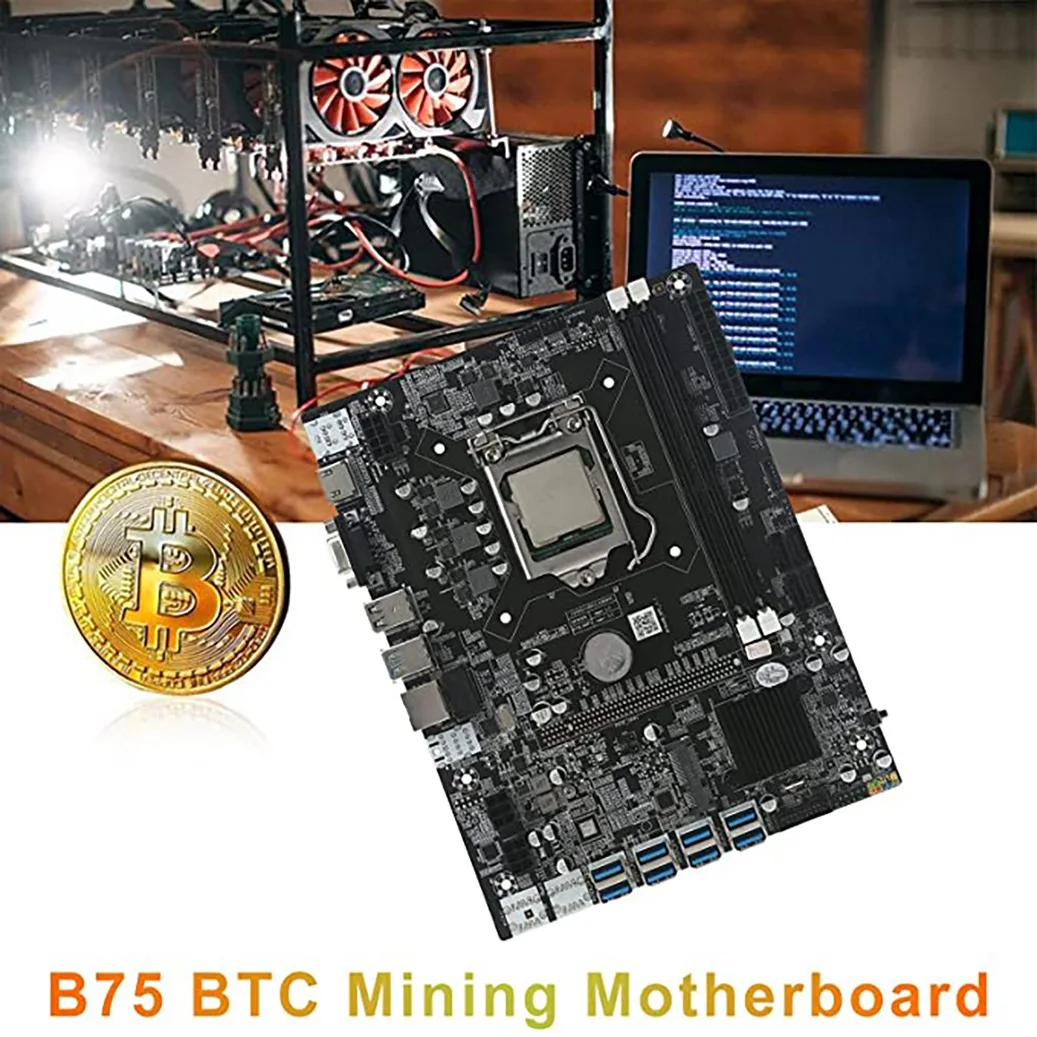 B75 8 ī BTC ̴  + CPU +  е + ݼ ư ġ ̺ (1M) 8XUSB3.0(PCIE 1X) LGA1155 DDR3 RAM MSATA