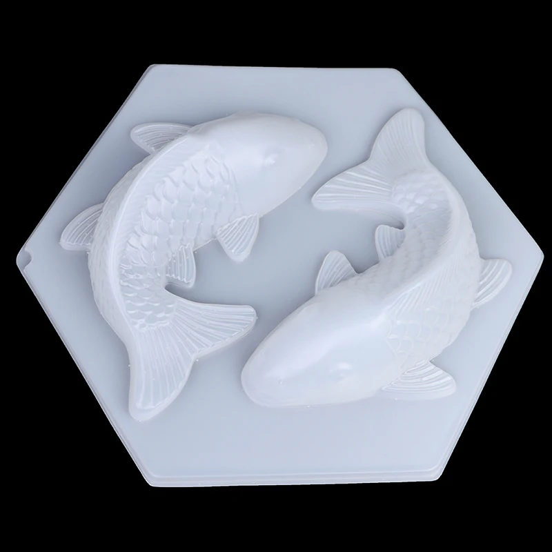 1PC Creative 3D Koi Carp Silicone Cake Molds Soap Making Mold Chocolate Ice Cream Mould DIY Handmade Cake Baking Tools 1