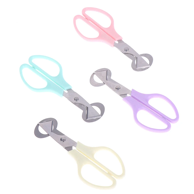Egg Slicer Egg Shell Scissors Quail Egg Scissors Bird Egg Scissors Stainless Steel Cutters EggShell Cutters Opener Kitchen Hand Tools