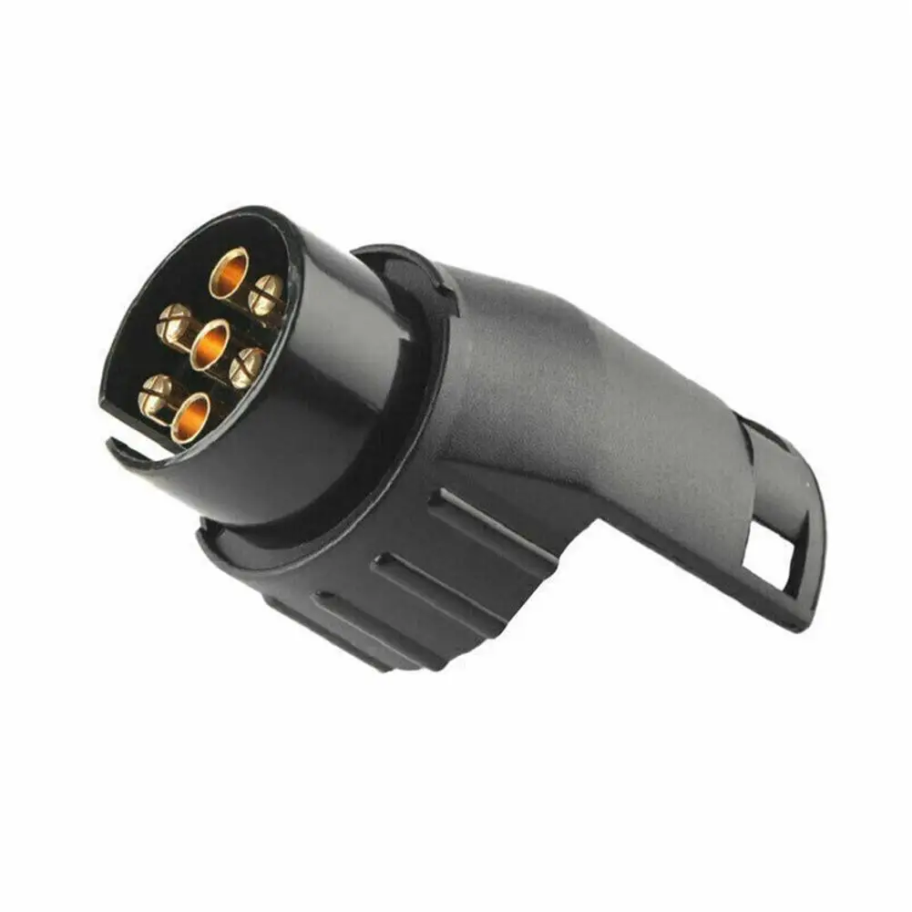 Adaptador de enchufe de remolque de 7 pines a 13 Pines, 12V, Conector de remolque, enchufes impermeables, adaptador de enchufe, accesorios para automóviles y camiones