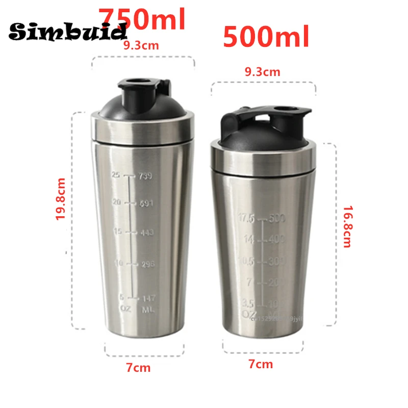Stainless Steel Protein Shaker 2