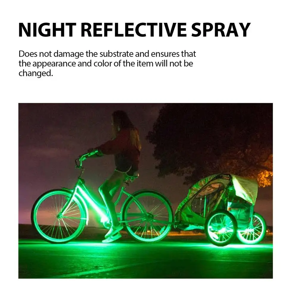 Night Riding Reflective Glow Spray Paint, Long