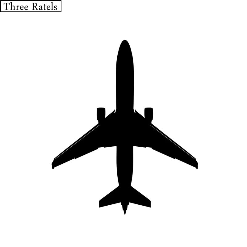 Three Ratels TZ-129 12.5*15cm Airplane Aircraft Vinyl Cool Car Sticker Decal Jdm Stickers