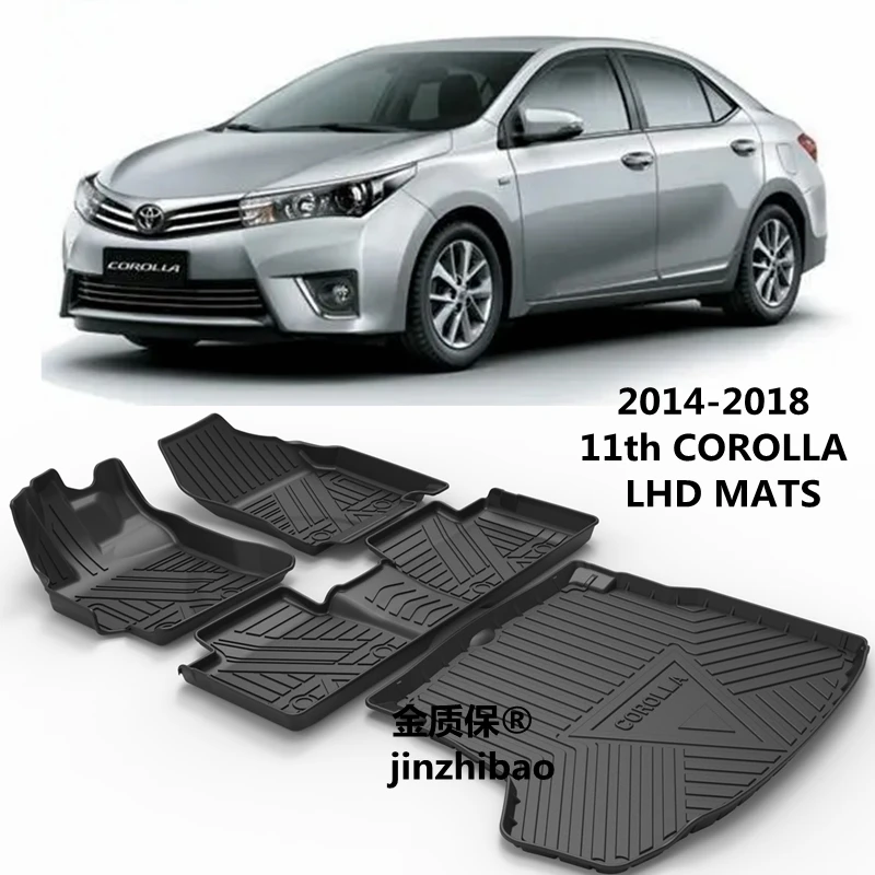 Tapis de voiture Toyota Corolla XI, fabrication 08.2013 - 06.2018, carrosserie sedán | ET402423