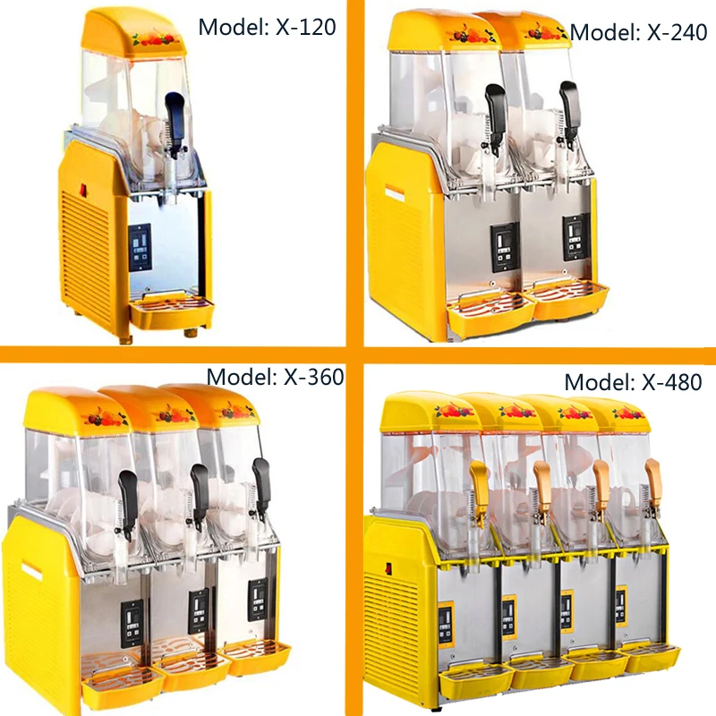 PBOBP Commercial Beverage Slush Machine Frozen Drink Juice Dispenser Ice-Cool Smoothie Maker Equipment For Restaurant Bar 2