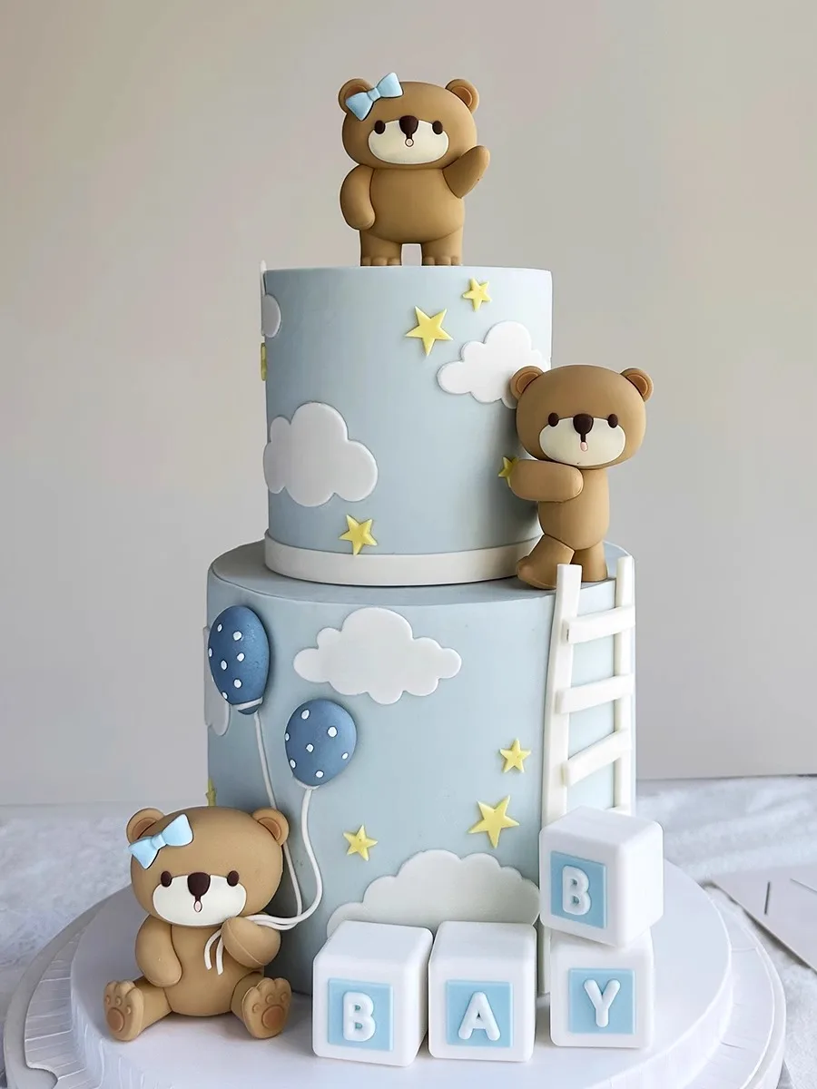 Set Decorazioni Gender Reveal 24 Pezzi Torte Decorazione Per Ragazze E Neonati, Decorazione Torta Per Baby Shower, Con Rosa Elefante Fai Da Te E Palline Per Torta, Ideale Per Baby Set Topper