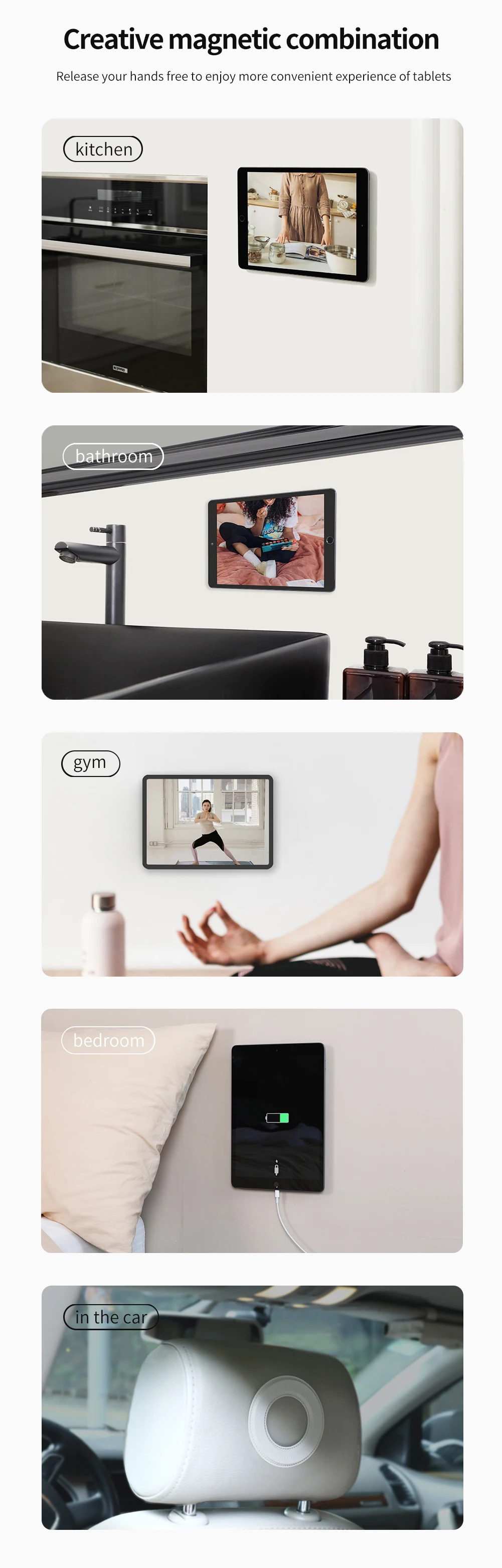 NILLKIN-Suporte Magnético para iPad Pro, SnapHold, Couro,