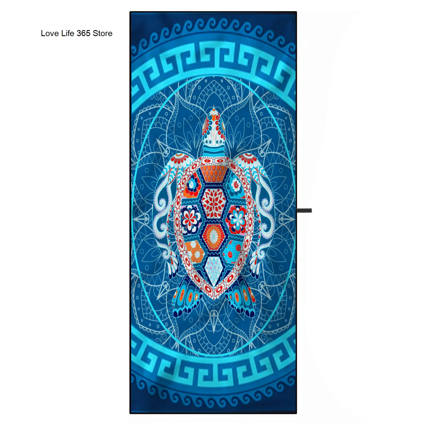 Datura And Turtle Quick Drying Printed Beach Bath Towel Adult Kids Swimming Microfiber Soft Breathable Lightweight Pool Towel 4