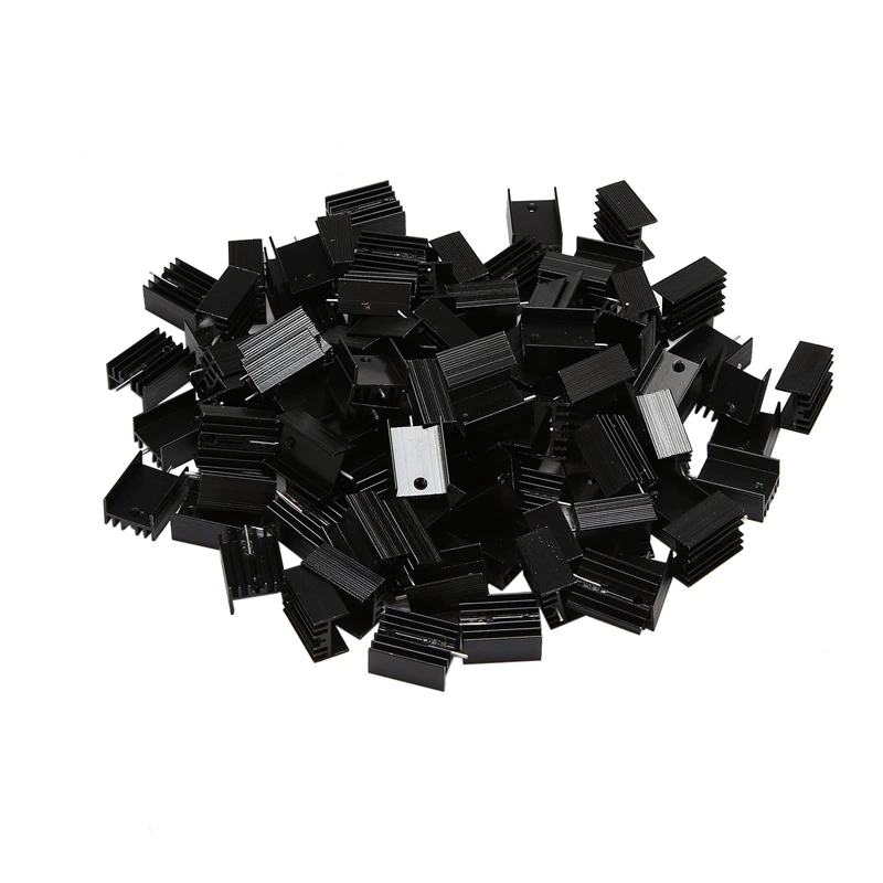 Aluminium Heatsink 100 Pcs 20X15x10mm Aluminium TO-220 Heatsink TO 220 Heat Sink Transistor Radiator TO220 Cooler Cooling